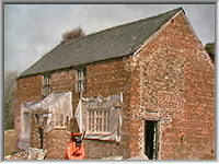 Wood mine engine house in 1985