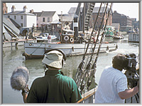 Video crew & Mayflower; (Picture: Dave Bushell) Video crew & Mayflower; (Picture: Dave Bushell)