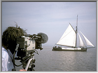Video camera & Spry sailing; (Picture: Dave Bushell) Video camera & Spry sailing; (Picture: Dave Bushell)