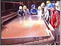 Shaking tables at work in 1987, Geevor tin mine