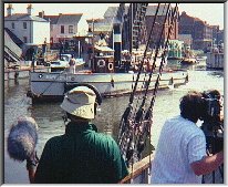Video crew & Mayflower; Dave Bushell