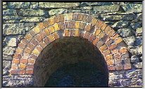 Engine house window arch