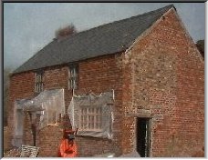 Wood mine engine house