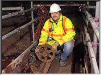 A plateway wheel & rail