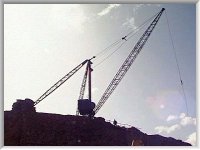 Scotch Derrick Crane in Bixslade Quarry
