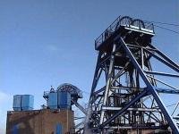 Bagworth headframes - upcast shaft in background, downcast foreground.