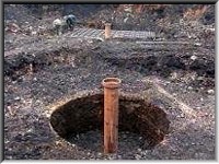 Capping of two of the shafts, nearing completion