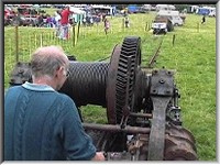 View dowm the reconstructed mine incline