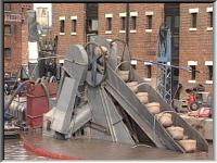 The sunken dredger